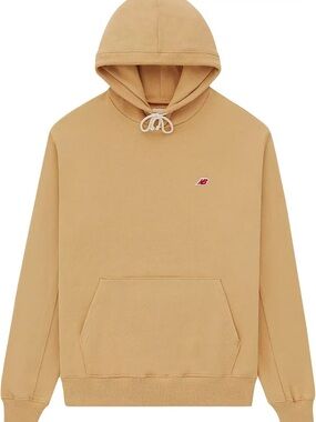 New Balance Made in The USA Core Hoodie  Mens Sz XXL 2XL Tan French Terry
